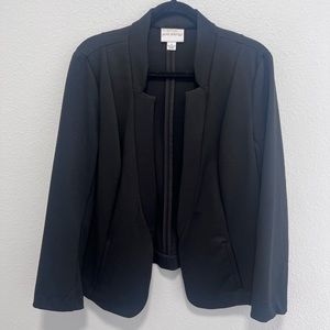 Pure Energy Black Plus Size Blazer Size 1X